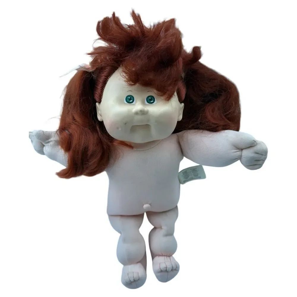 Cabbage Patch Kids 1983 Talking Doll Red Hair Green Eyes Coleco Vintage